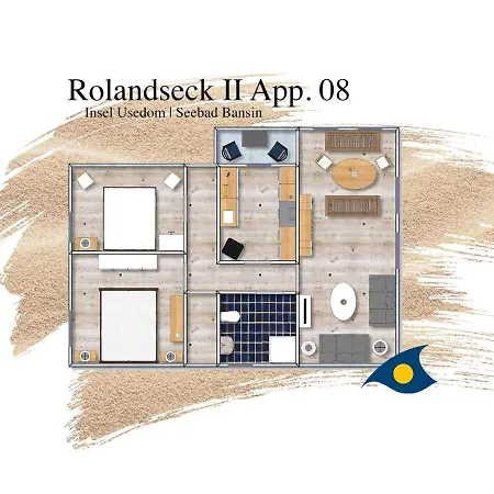 Apartment Rolandseck Ii Whg 08 Ostseebad Heringsdorf